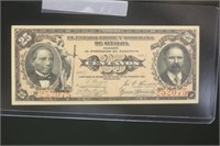 1915 Mexico Revolutionary Currency