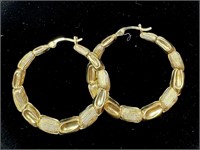 10k Gold Hoop Earrings