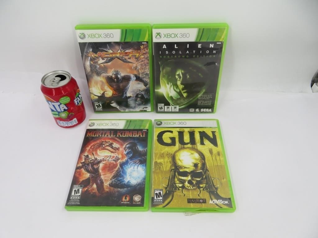 4 jeux Xbox 360 dont Mortal Kombat