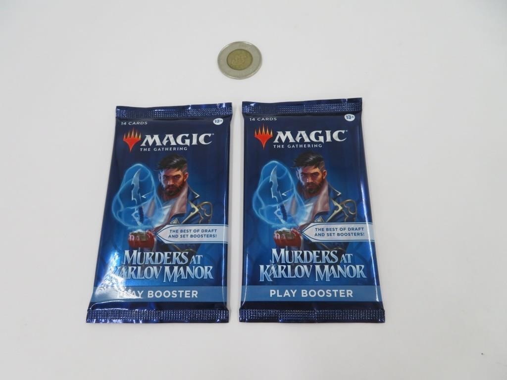 2 booster pack Magic The Gathering, Murders at