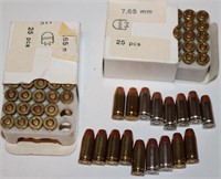65 Rounds Mixed .380 Auto & 7,65mm Ammo