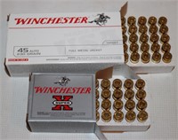 70 Rounds Winchester .45 Auto Ammo