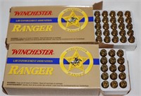 100 Rounds Winchester Ranger .40 S&W Ammo