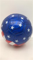 Red White Blue Soccer Ball Fourth Of July