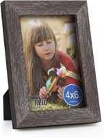 6PACK 4x6 Picture Frames Made of Solid Wood