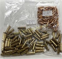 300 AAC Brass Shells & 30 Cal 175 Gr Bullets