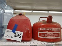 Gas Cans - Lot of Two(2)