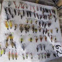 SLEEVE OF ASST FISHING FLIES