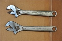 Craftsman & Crescent 10" adj wrenches, X's MONEY
