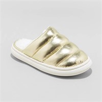 Women's Merritt Platform Slide Slippers Gold S $25