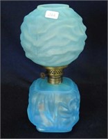 Blue Satin miniature lamp