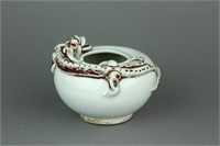 17th Century Chinese Dragon Porcelain Water Pot