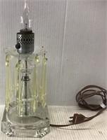 VINTAGE GLASS DROP VANITY LAMP