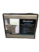 Beautyrest 600 Count Cotton Blend Sheet Set 4-Piec