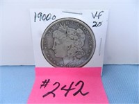1900o Morgan Silver Dollar VF-20