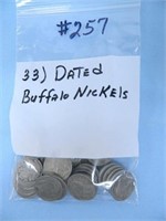 (33) Dated Buffalo Nickels