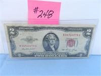 1953 Ser. $2 U.S. Note - Red Seal