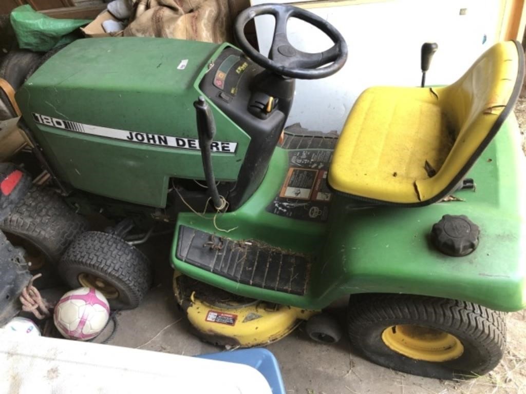 John Deere 180 Lawn Tractor (See below)