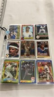 Deion Sanders cards 8 sheets