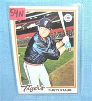 Rusty Staub vintage all star baseball card