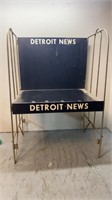 Vintage Detroit News Paper Stand