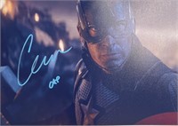 Autograph COA Captain America Photo