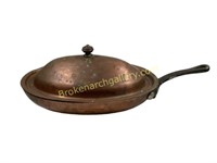 Copper and Sterling Lined Fish Pan
