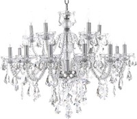 Clear 15 Lights K9 Crystal Chandelier Modern Luxur