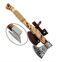 AX-7000 Custom Gift Forged Carbon Steel Viking Axe
