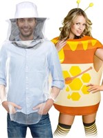 Adults Jar of Honey Halloween Costume Set Beekeepe