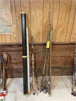 Fishing Poles, Reel, Cases