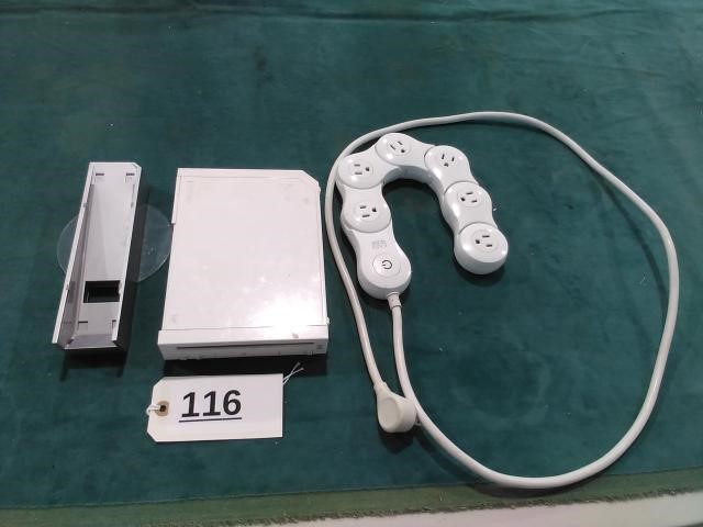 Nintendo Wii As Is, Bendable Surge Protector