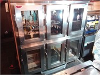 Réfrigérateur à 6 portes de verre, compresseur