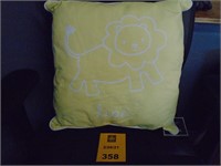 Pale Yellow Lion Pillow