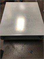 18in x 20.5in  x 8in Gray Printer Stand w Casters