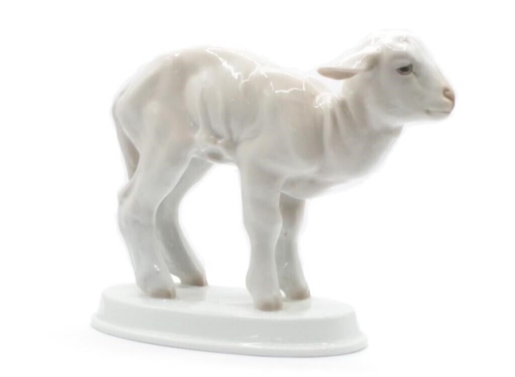 Rosenthal figure of a Lamb