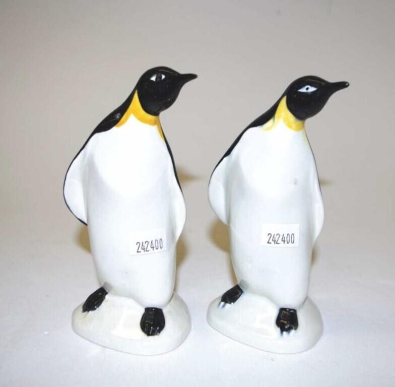 Two Poole pottery penguin figurines