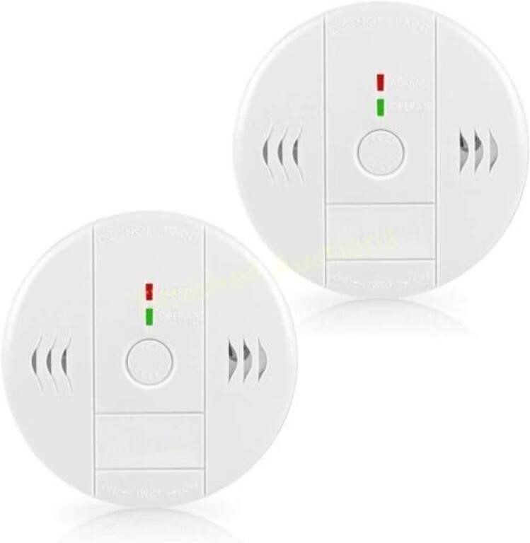 Smoke and CO Detector Alarm  2-Pack