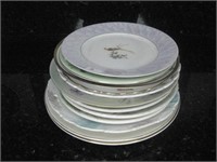 Twelve Assorted Ceramic & Porcelain Plates
