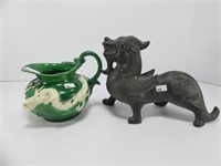 TWO ASIAN DECORATIVE ITEMS