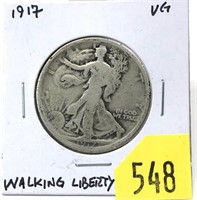 1917 Walking Liberty half dollar