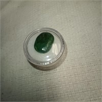 Brazilian Cut & Faceted Oval Emerald 14.6 carats