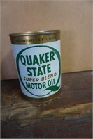 Vintage Quaker State Super Blend Motor Oil