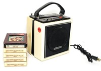 Sears Stereo 8 Track Player and 8 Track Tapes