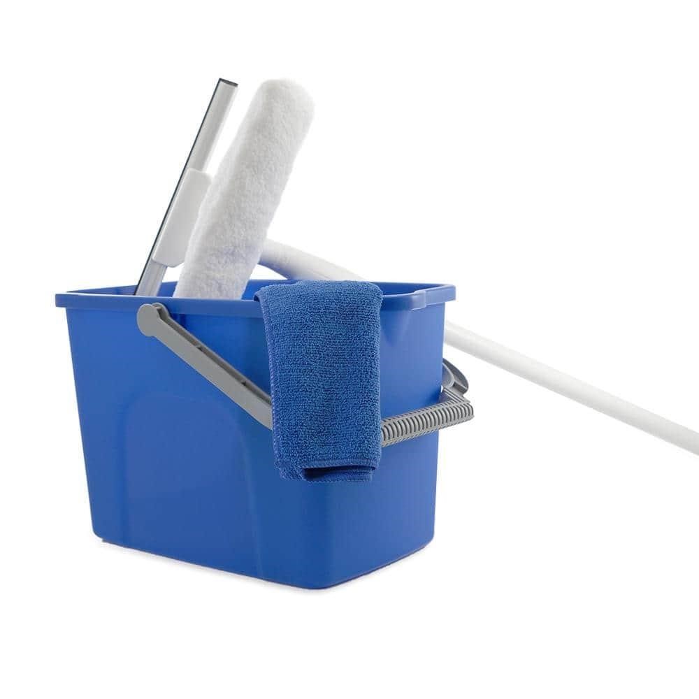 Window Washing Kit with Pole and Bucket