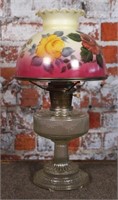 An Aladdin Pressed Glass Kerosene Lamp Model B in