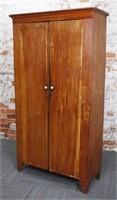 A Fine Mid 19th C. Yellow Pine Country Cupboard,
