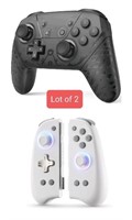 Lot of 2 - Wireless Nintendo Switch Controller and