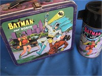 BATMAN-ROBIN Aladdin Metal Embossed Lunch Box &