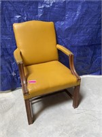 Yellow vintage chair